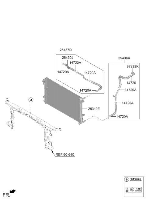 2024 Hyundai Elantra Hybrid Engine Cooling System Diagram 2