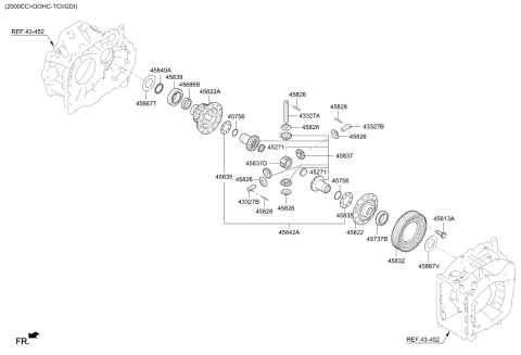 2020 Hyundai Santa Fe Transaxle Gear - Auto Diagram 4