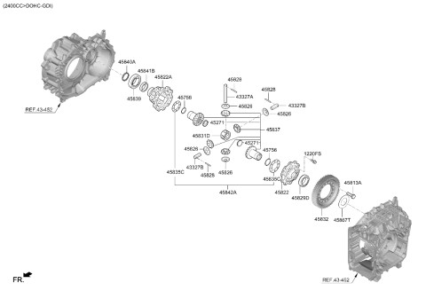 2020 Hyundai Santa Fe Transaxle Gear - Auto Diagram 2