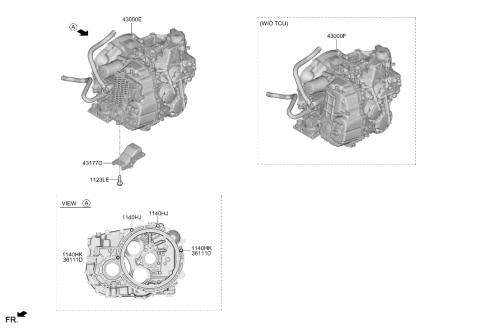 2025 Hyundai Elantra N Transaxle Assy-Manual Diagram 2