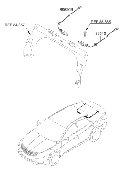 2015 Hyundai Azera 2nd Seat Diagram 2