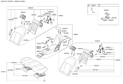 2024 Hyundai Genesis G90 2nd Seat Diagram 3