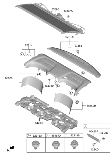 2025 Hyundai Genesis G90 Photo Sensor Diagram for 972A1-S8200