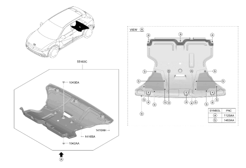 2024 Hyundai Ioniq 5 Korean made Rear Suspension Control Arm Diagram 3