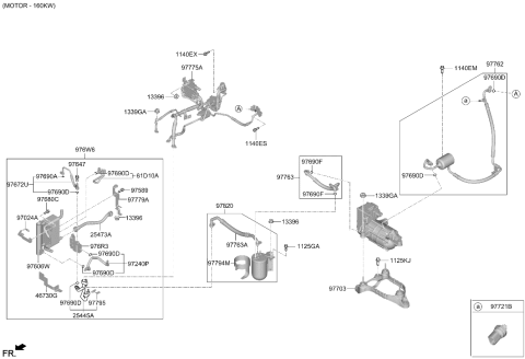 2024 Hyundai Ioniq 5 TUBE-FEED Diagram for 25473-GI200