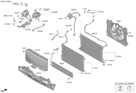 2023 Hyundai Ioniq 5 PIPE & TUBE ASSY Diagram for 97761-GI000