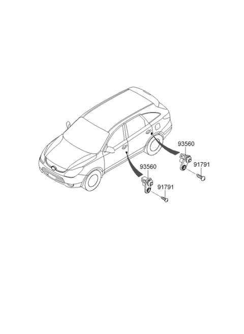 2010 Hyundai Veracruz Switch Diagram 2
