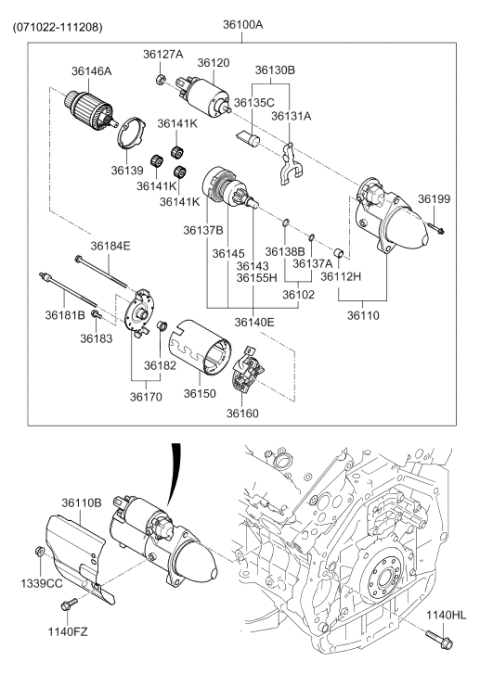 2007 Hyundai Veracruz Bolt(Flange) Diagram for 11404-10606-P