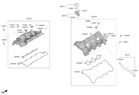 2025 Hyundai Genesis G80 Rocker Cover Diagram 3
