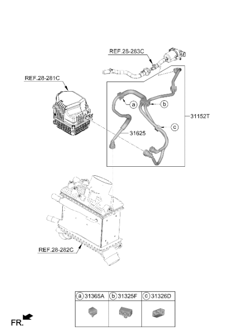 2025 Hyundai Genesis G80 Fuel Line Diagram 4