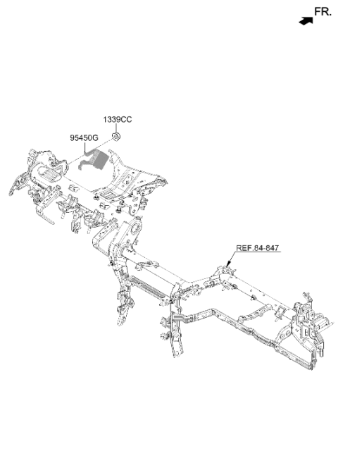 2026 Hyundai Genesis G80 Steering Column & Shaft Diagram 2