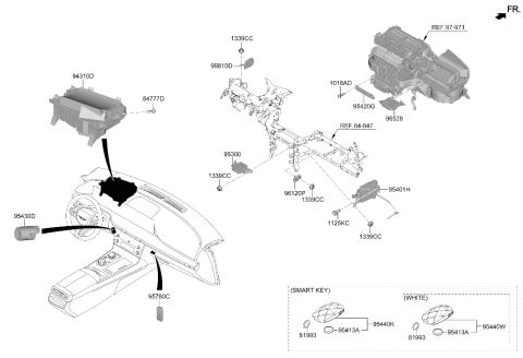 2025 Hyundai Genesis G80 Relay & Module Diagram 2