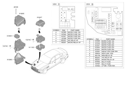 2025 Hyundai Genesis G80 Front Wiring Diagram 2