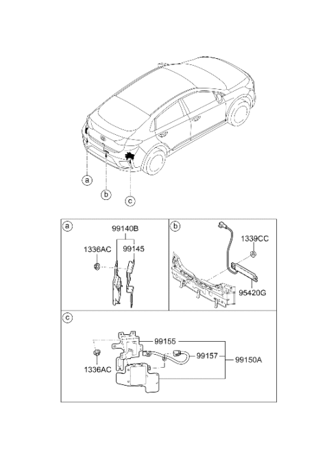 2020 Hyundai Ioniq Electric Relay & Module Diagram 2
