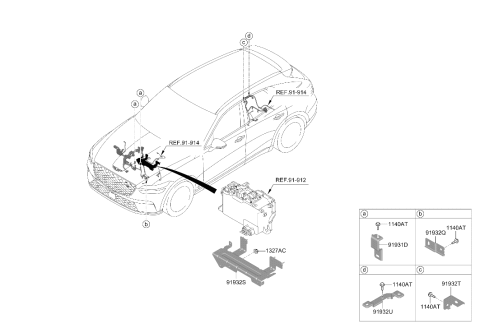 2024 Hyundai Genesis Electrified GV70 Electronic Control Diagram 2