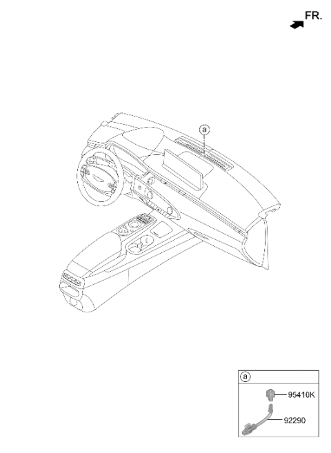 2024 Hyundai Genesis Electrified GV70 Front Door Locking Diagram 2