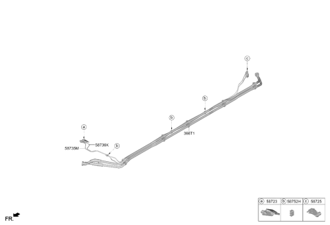 2023 Hyundai Genesis Electrified GV70 Traction Motor & GDU Diagram 2