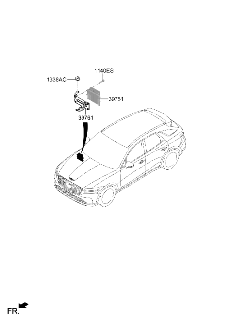 2026 Hyundai Genesis Electrified GV70 Electronic Control Diagram 2