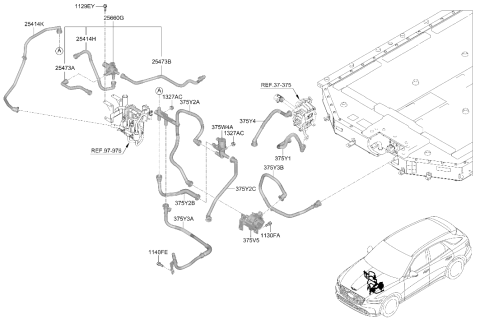 2026 Hyundai Genesis Electrified GV70 Cooling System Diagram 2