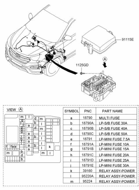 2014 Hyundai Santa Fe Front Wiring Diagram 2