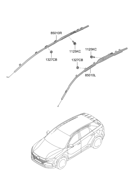 2024 Hyundai Nexo Air Bag System Diagram 2