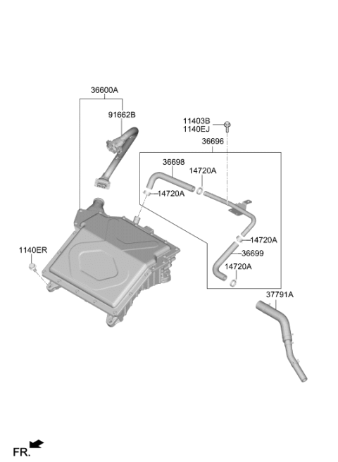 2024 Hyundai Nexo Electronic Control Diagram 2