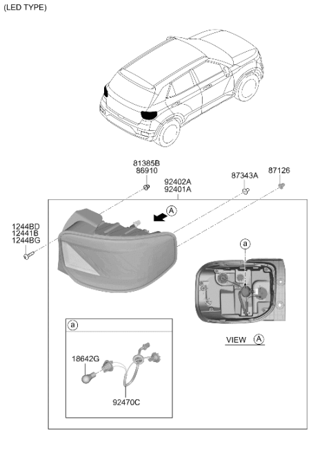 2025 Hyundai Venue Rear Combination Lamp Diagram 2