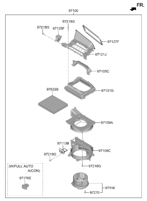 2024 Hyundai Venue Heater System-Heater & Blower Diagram 2