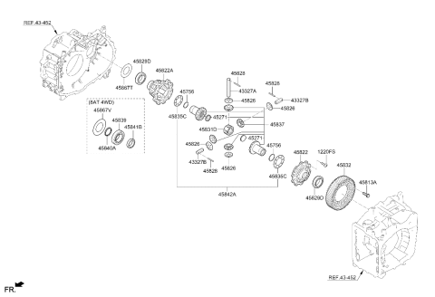 2025 Hyundai Tucson US Alabama made Transaxle Gear - Auto Diagram 2