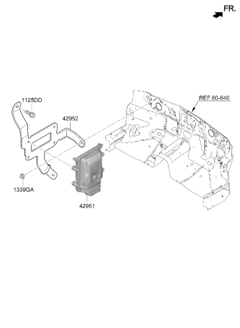 2025 Hyundai Tucson US Alabama made Auto Transmission Case Diagram 2