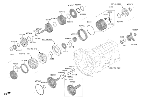 2024 Hyundai Genesis G70 Transaxle Gear - Auto Diagram 2