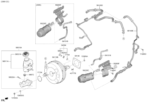 2026 Hyundai Genesis G70 PIN-CLEVIS Diagram for 58581-1D000