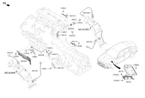 2024 Hyundai Genesis G70 Electronic Control Diagram 2