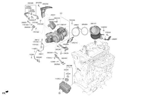 2025 Hyundai Genesis G70 Exhaust Manifold Diagram 3
