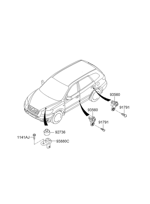 2010 Hyundai Santa Fe Switch Diagram 2