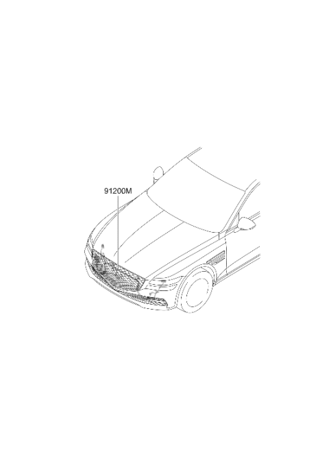 2024 Hyundai Genesis G80 Miscellaneous Wiring Diagram 2