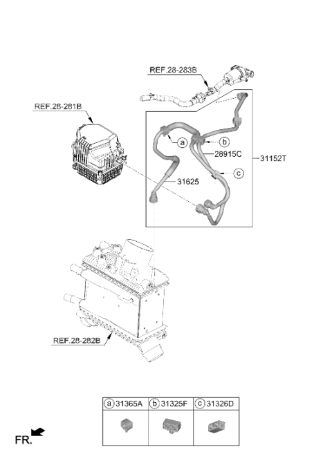 2024 Hyundai Genesis G80 Fuel Line Diagram 4
