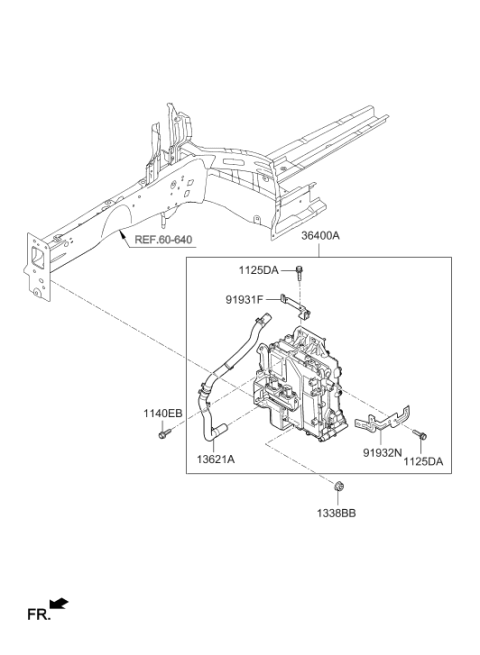2019 Hyundai Sonata Hybrid Electronic Control Diagram 3