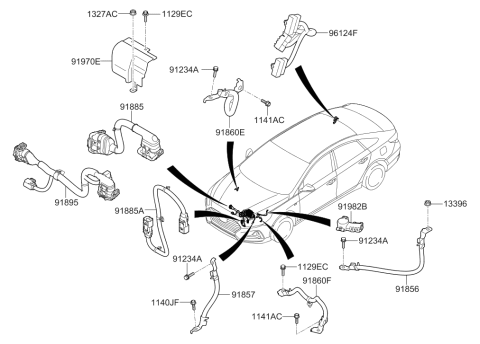 2019 Hyundai Sonata Hybrid Miscellaneous Wiring Diagram 2