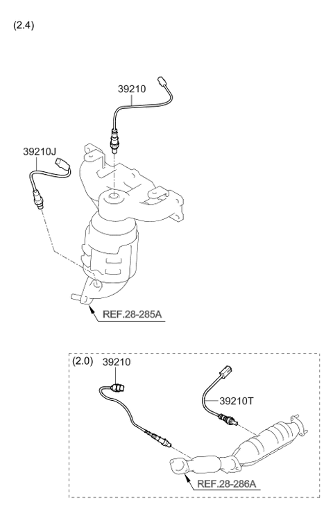 2013 Hyundai Tucson Electronic Control Diagram 3