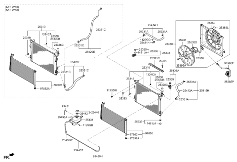 2007 Hyundai Sonata Controller(Pwm) Diagram for 25385-3K215
