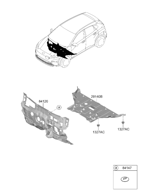 2022 Hyundai Kona Electric Isolation Pad & Plug Diagram 2