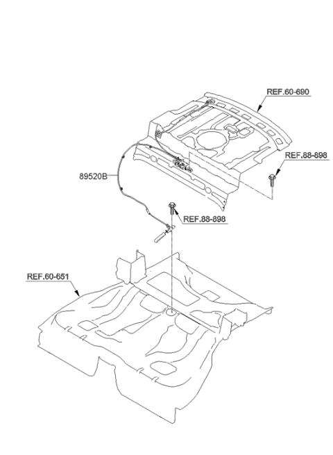 2016 Hyundai Genesis Coupe Rear Seat Diagram 2