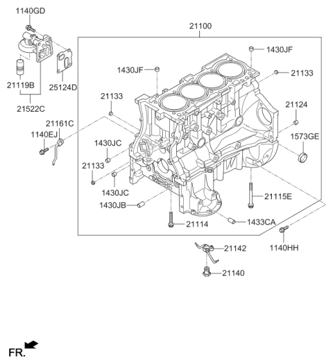2013 Hyundai Genesis Coupe Cylinder Block Diagram 2