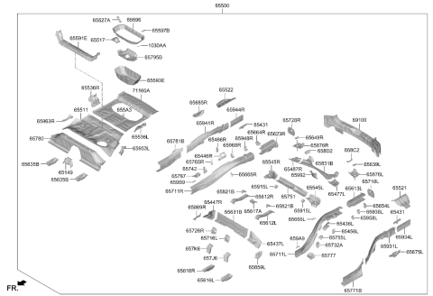 2025 Hyundai Genesis GV70 Holder-Wiring Diagram for 10302-05000