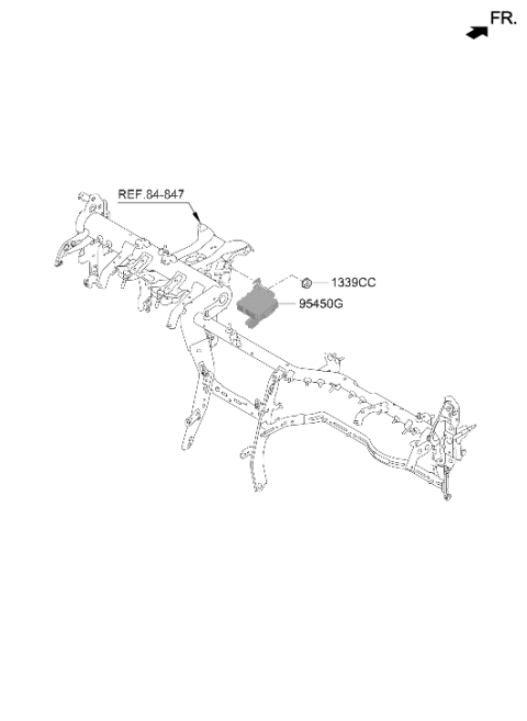 2025 Hyundai Genesis GV70 Korean made Steering Column & Shaft Diagram 2