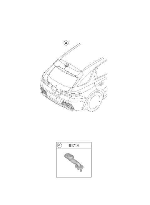 2025 Hyundai Genesis GV70 Korean made Door Wiring Diagram 2