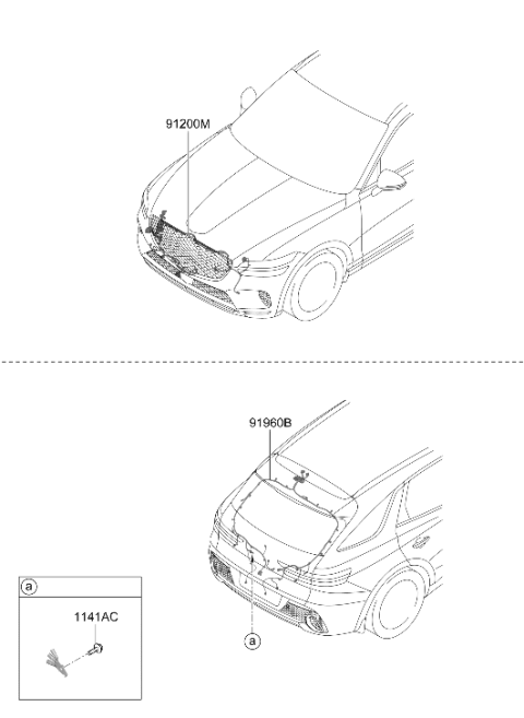 2025 Hyundai Genesis GV70 Korean made Miscellaneous Wiring Diagram 2