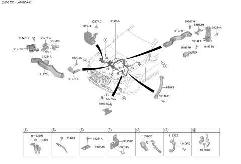 2025 Hyundai Genesis GV70 US made Control Wiring Diagram 2