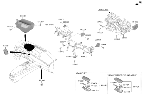 2026 Hyundai Genesis GV70 RING-KEY Diagram for 81993-1R000